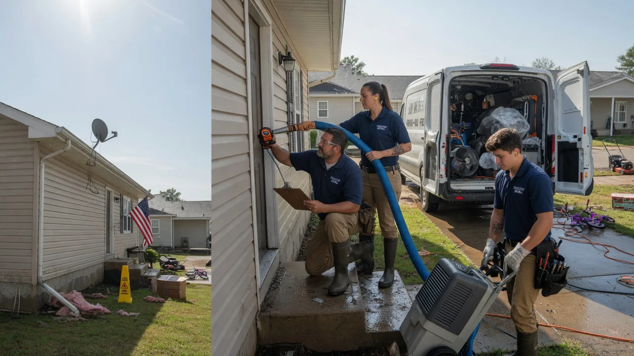Ceiling Water Damage Restoration in Sachse, TX near me